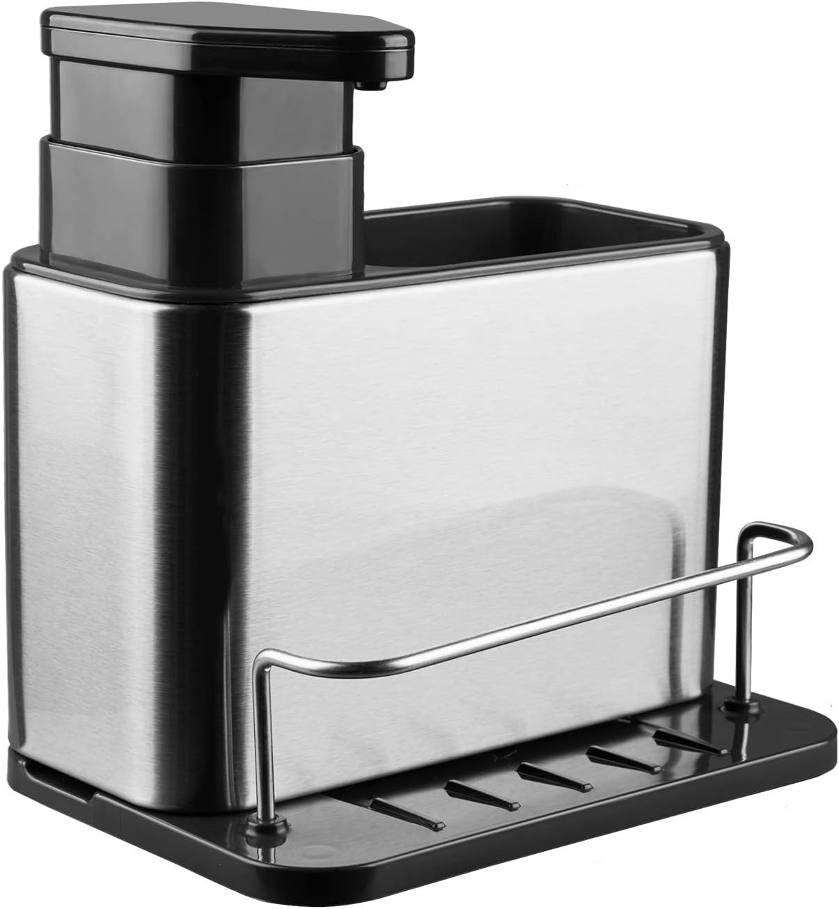 Hogarama CleanDock™ – Dispensador 3 en 1 de Jabón y Organizador de Esponjas