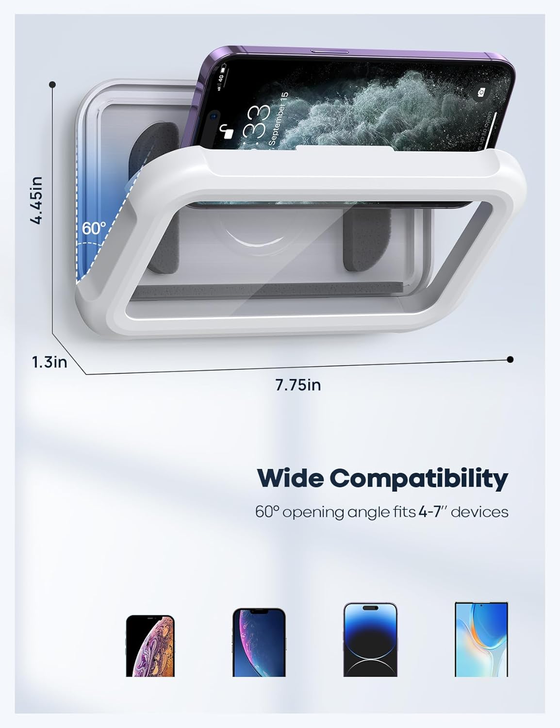 Hogarama AquaView™ – Soporte Impermeable 360° para Teléfono