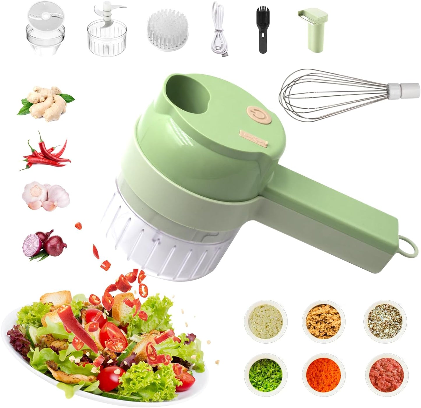 CocinaFix™ – Picador Eléctrico Multifuncional 5 en 1