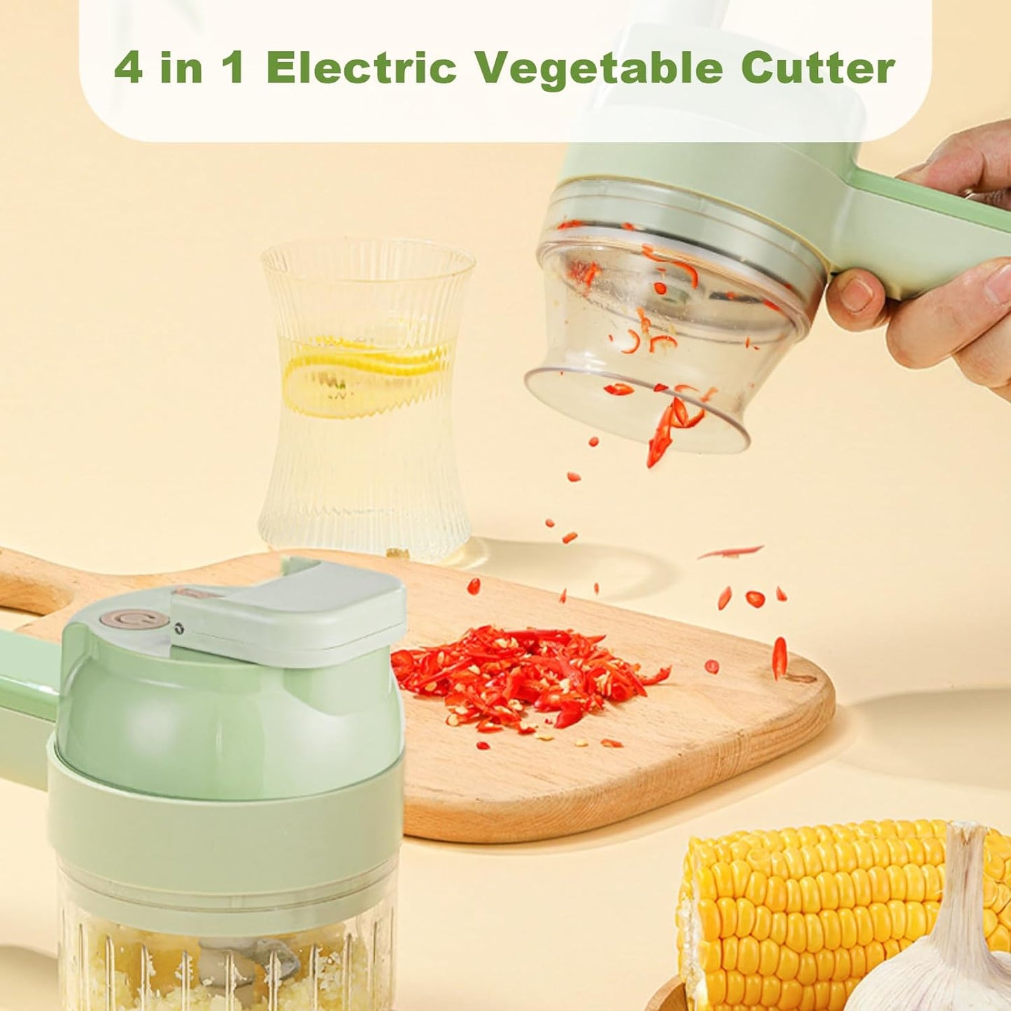 CocinaFix™ – Picador Eléctrico Multifuncional 5 en 1