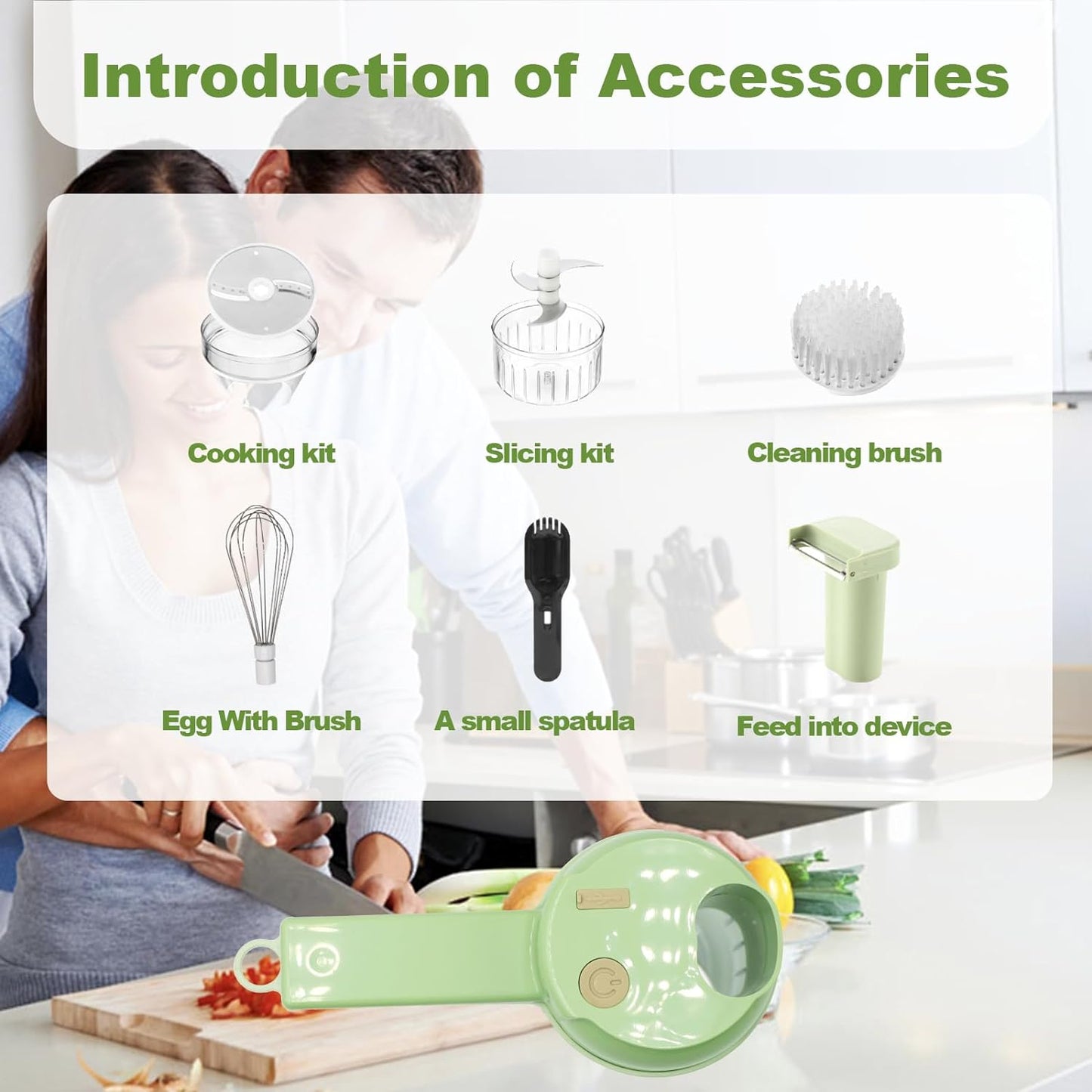 CocinaFix™ – Picador Eléctrico Multifuncional 5 en 1