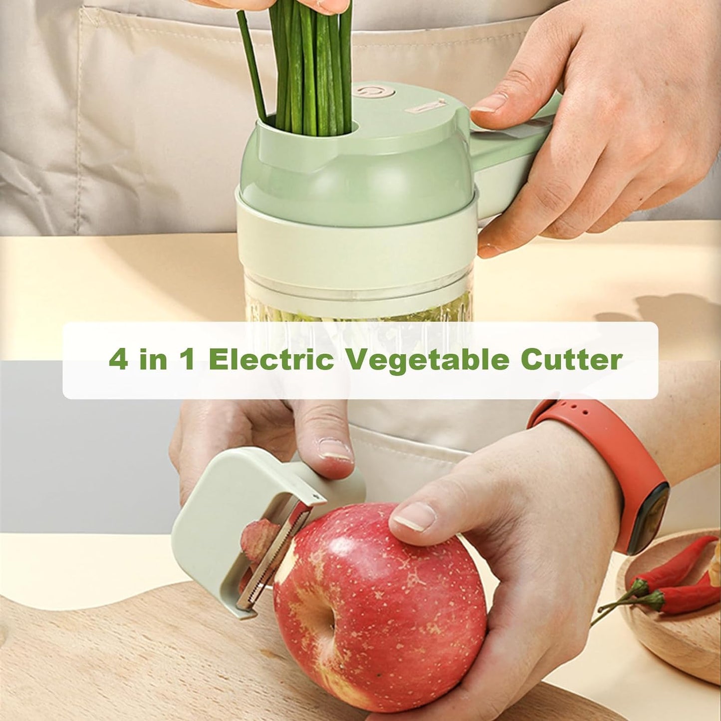 CocinaFix™ – Picador Eléctrico Multifuncional 5 en 1