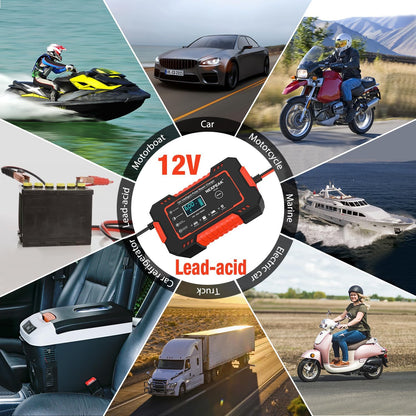 VoltFix™ – Cargador Batería Inteligente 12V con Reparación Automática