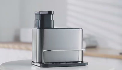 Hogarama CleanDock™ – Dispensador 3 en 1 de Jabón y Organizador de Esponjas